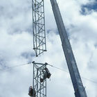 ISO2008 9001 galvanisierte Stahlturm für das Wind-Messen
