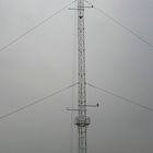 55m Gitter-elektrischer Kommunikation Guyed-Mast-Turm-kundengerechter Stahl und Baustahl legieren