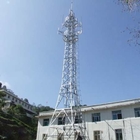 Das 3 Bein-Dreieck-vergittern freier stehender Antennen-Mast-Turm-Zellwinkel galvanisierten Stahl
