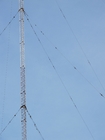 Galvanisierter 50m Guyed Draht-Turm-Telekommunikations-Mast
