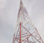 3 Bein-eckige Telekommunikations-Stahlturm galvanisierte des Bein-4 Sst 49m