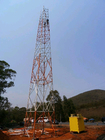 30m 3 Internet WIFI-Telekommunikations-Stahlgittermast des Bein-4 des Bein-5G selbsttragend