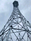 Heißes BAD galvanisierter Q345 5g Internet-Turm-Handy-Telekommunikations-Stahlturm