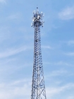 Vier ragt die mit Beinen versehene Q345B-Telekommunikations-Zelle galvanisierter Stahlfernsehturm hoch
