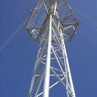 Heißes Bad des Dreiecks galvanisierte Telekommunikation Guyed-Turm