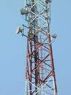 Gemalte 15m Telekommunikation vergittert Stahltürme