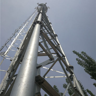 Galvanisierte selbsttragendes 50m Gitter-Stahltürme