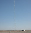SGS bescheinigen dreieckigen Telekommunikation Guyed-Mast-Turm