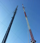 36m/S Gitter Guyed-Zellturm der Telekommunikations-dreieckiger 30m