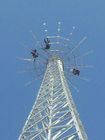 Teleskopischer Kommunikations-Telekommunikation Guyed-Draht-Turm