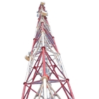 15m Mikrowellen-Freileitungsmast, dreieckiger Telekommunikations-Turm
