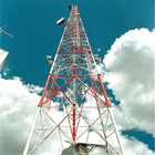 3 oder 4 mit Beinen versehene Turm-Gitter-Telekommunikations-röhrenförmigeeckige