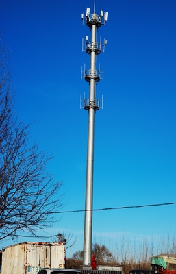 Plug-in-Kommunikationsantenne Einrohr-Monopol-Turm feuerverzinkt