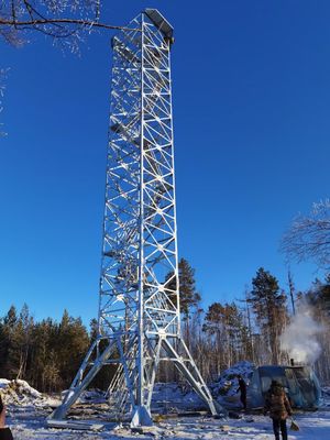 20m meteorologischer Stahlmilitärschutz Tower