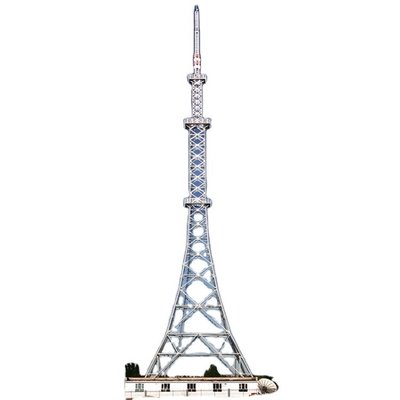 100m CDMA Mobilkommunikations-Fernsehturm-heißes Bad galvanisiert mit Klammern