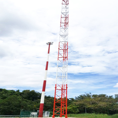 Mit Beinen versehener Turm Q235 Q345 60m GB-ANSI TIA-222-G Standard-3